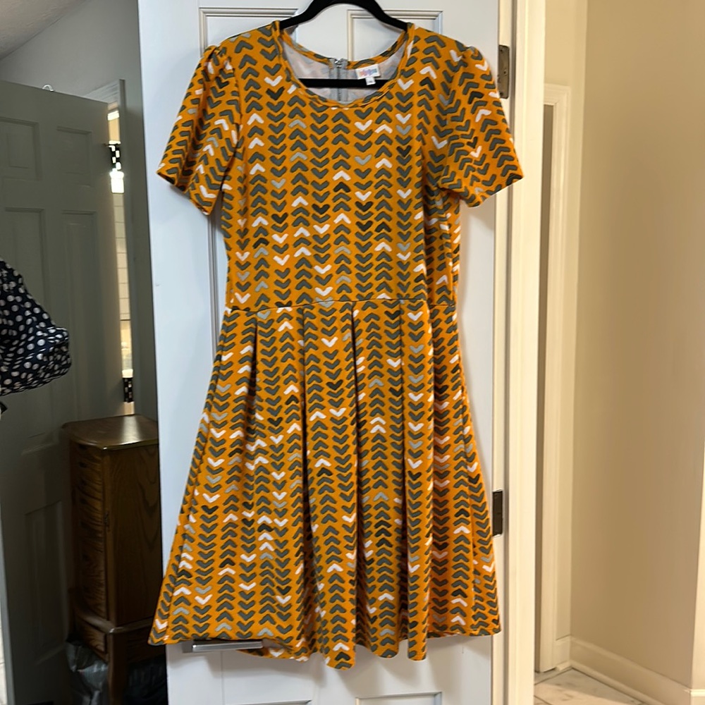 LuLaRoe Amelia dress size 2xl